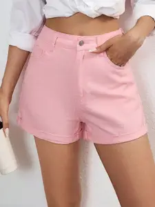 StyleCast x Revolte Women Regular Fit Denim Shorts