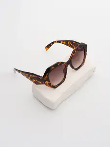 PELLE LUXUR Women Oversized Sunglasses with UV Protected Lens PL25GS344