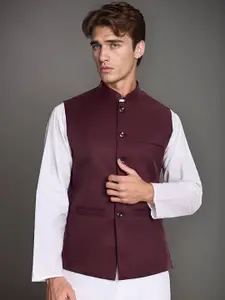 Moda Rapido Mandarin Collar Nehru Jacket