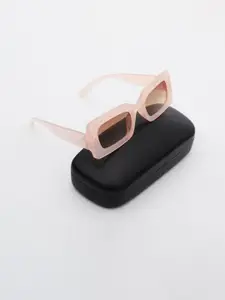 PELLE LUXUR Women Rectangle Sunglasses with UV Protected Lens PL25GS34