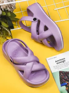 COGS Women Cross-Strap Platform Flip Flops