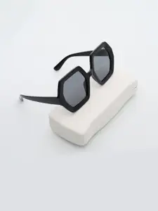 PELLE LUXUR Women Rectangle Sunglasses with UV Protected Lens PL25GS259