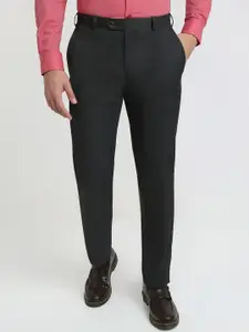 Raymond Men Contemporary Fit Flat Front Formal Trousers