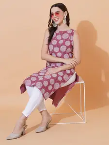 Tviksha Fashion Women Floral Printed Daily Straight Kurtas