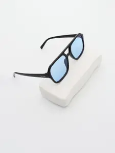 PELLE LUXUR Women Rectangle Sunglasses with UV Protected Lens PL25GS161