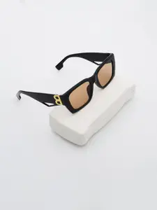 PELLE LUXUR Women Square Sunglasses with UV Protected Lens PL25GS46