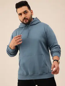 UNSTD Men Plus Size Hooded Cotton Sweatshirt