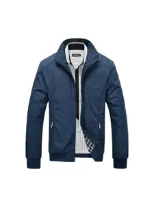 StyleCast x Revolte Men Stand Collar Insulator Bomber Jacket