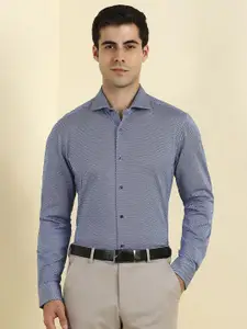 Allen Solly Sport Men Slim Fit Micro Ditsy Printed Spread Collar Cotton Formal Shirt