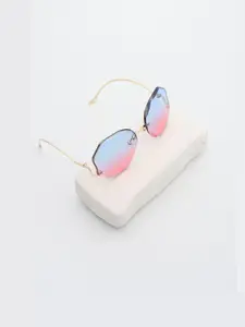 PELLE LUXUR Women Butterfly Sunglasses with UV Protected Lens PL25GS299 Sunglasses