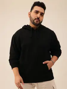 UNSTD Men Plus size Solid Hoodie Sweatshirt