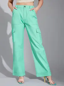 Life With Pockets Women Wide Leg High-Rise Stretchable Jeans