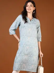 V-Mart Women Floral Printed Daily Cotton A-Line Kurtas