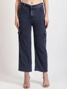 TYFFYN Women Flared High-Rise Stretchable Jeans