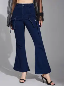 Life With Pockets Women High-Rise Clean Look Stretchable Bootcut Jeans