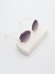 PELLE LUXUR Women Oversized Sunglasses with UV Protected Lens PL25GS300