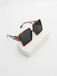 PELLE LUXUR Women Full Rim Oversized Sunglasses with UV Protected Lens PL25GS72