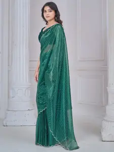 Saree mall Embellished Beads and Stones Net Sarees