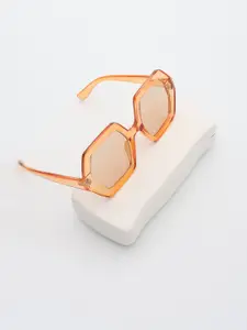 PELLE LUXUR Women Rectangle Sunglasses with UV Protected Lens PL25GS257