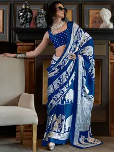 Saree mall Kalamkari Block Printed Sarees