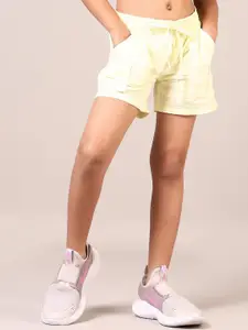 V-Mart Girls Regular Fit Mid-Rise Cotton Shorts