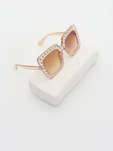 PELLE LUXUR Women Oversized Sunglasses with UV Protected Lens PL25GS149