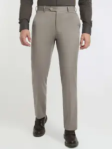 Raymond Men Contemporary Fit Flat Front Formal Trouser