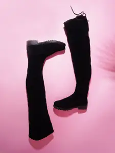 Froh Feet Women High-Block Heel Chunkey Boots