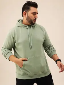 UNSTD Men Plus size Solid Hoodie Sweatshirt