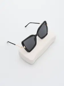 PELLE LUXUR Women Oversized Sunglasses with UV Protected Lens PL25GS250