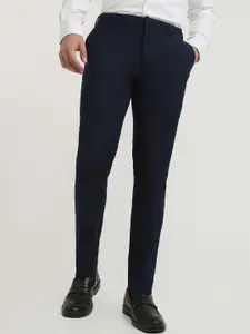 Raymond Men Slim Fit Flat Front Formal Trouser