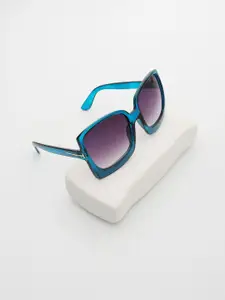 PELLE LUXUR Women Oversized Sunglasses with UV Protected Lens PL25GS90