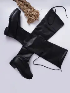 Froh Feet Women High-Block Heel Chunky Boots