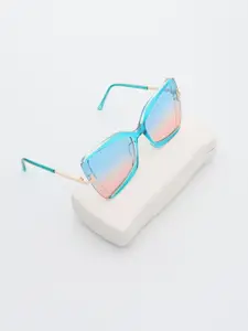 PELLE LUXUR Women Butterfly Sunglasses with UV Protected Lens PL25GS253