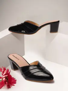 DressBerry Women Block Heels Mules