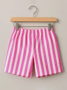 BAESD Girls Striped Shorts