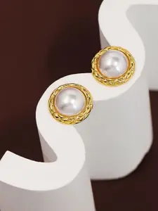KRENOZ Circular Studs Earrings