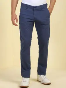 Allen Solly Men Slim Fit Mid-Rise Trousers