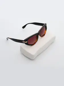 PELLE LUXUR Women Oval Sunglasses with UV Protected Lens PL25GS203