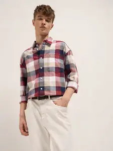 THE BEAR HOUSE Men Checked Casual Shirt