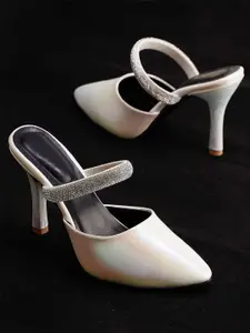 Froh Feet Women Embellished Party Kitten Sandals