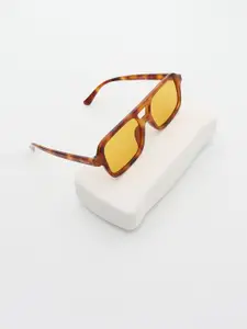 PELLE LUXUR Women Rectangle Sunglasses with UV Protected Lens PL25GS166