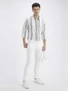 Pepe Jeans Men Striped Casual Shirt