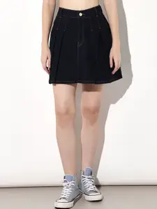 ONLY Pleated A-Line Mini Skirt