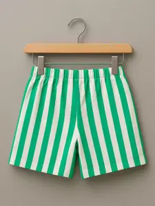 BAESD Girls Striped Technology Shorts