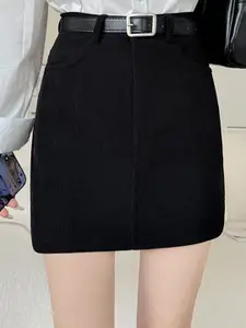 StyleCast x Revolte High Waist Pencil Mini Skirt