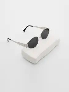 PELLE LUXUR Women Oval Sunglasses with UV Protected Lens PL25GS09