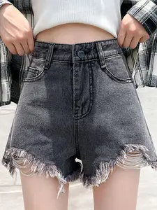 Outzidr Women Denim Shorts