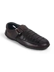 Mochi Men Leather Shoe-Style Sandals