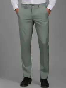 Louis Philippe Men Slim Fit Mid-Rise Formal Trouser